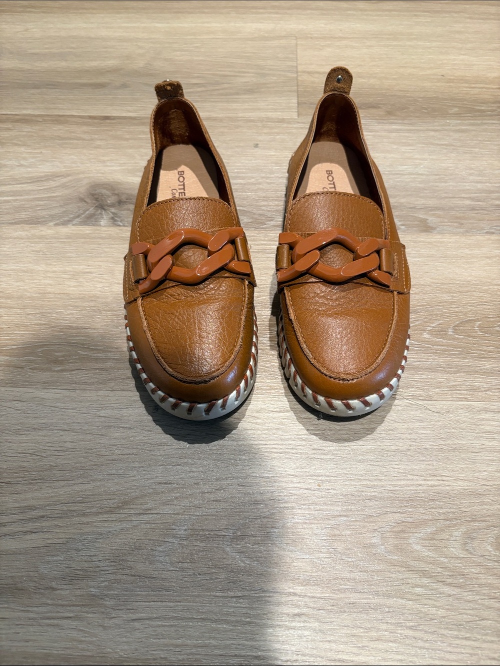 BOTTERO Spain Leather Loafers Size US 8